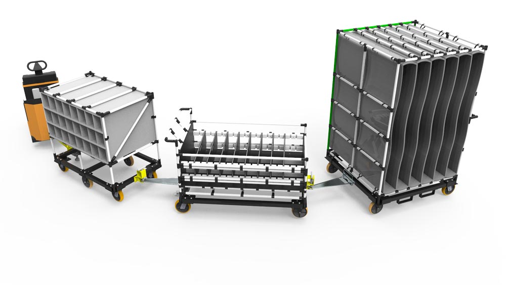Geolean Global News: Create Superior Material Flow with Integrated Carts
