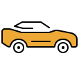 automotive orange icon