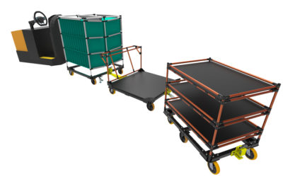 Custom Delivery Carts in the Warehouse – Geolean Warehouse Solutions